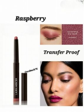 🌺Laura Mercier Raspberry Caviar Stick Cream Eyeshadow Transfer Proof